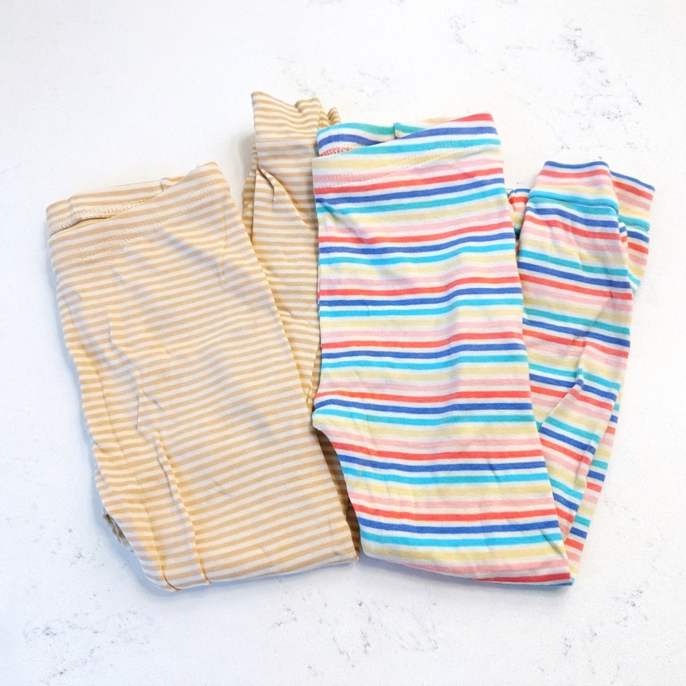 Baby Gap Organic Cotton Toddler Girls Stripe Leggings size 5